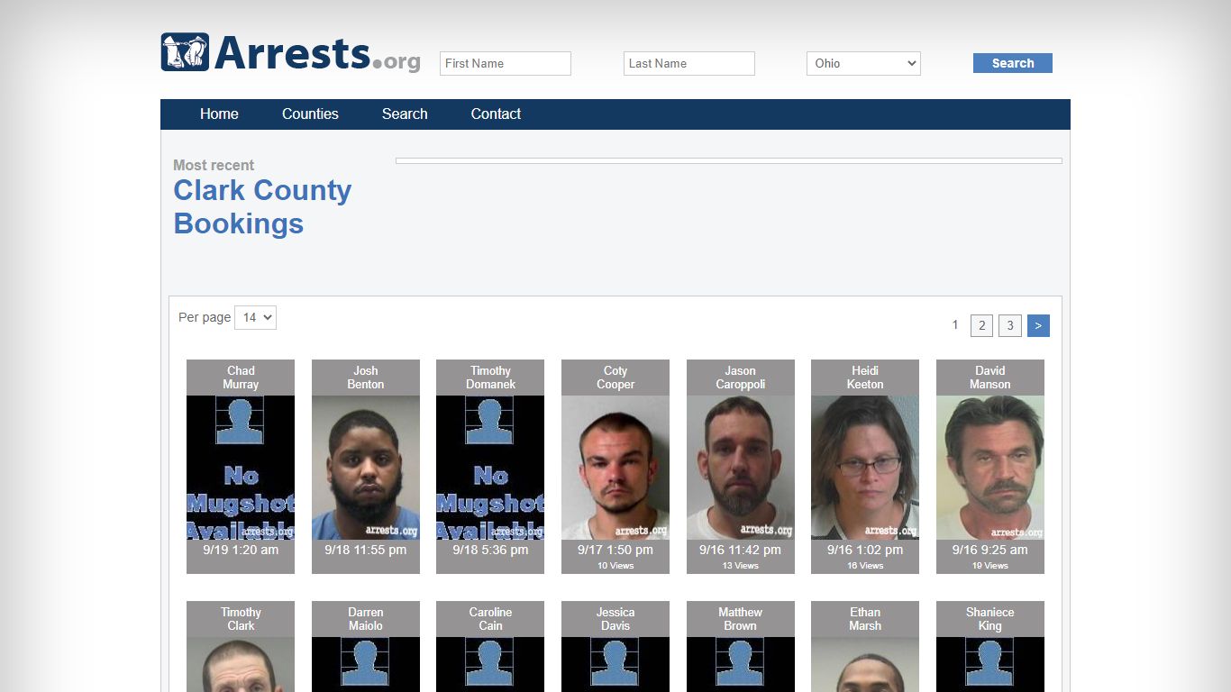 Clark County Arrests and Inmate Search